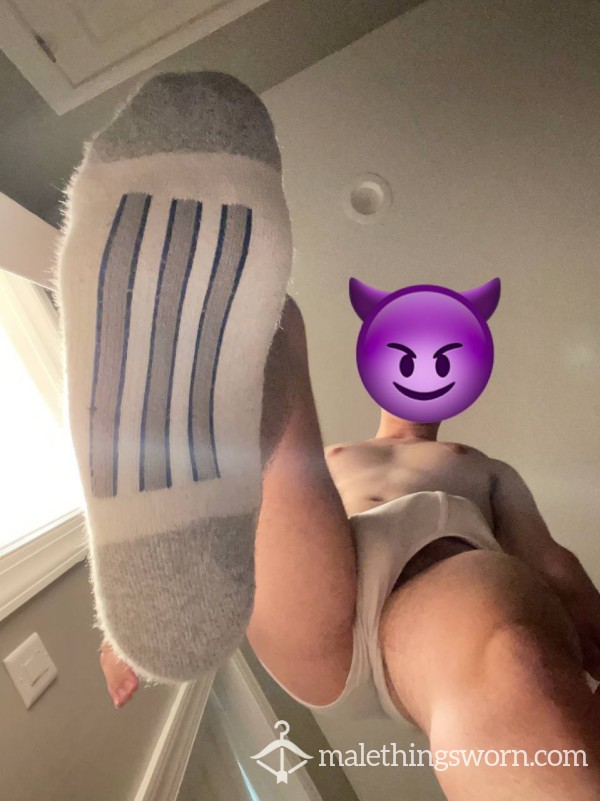 Short, White Socks