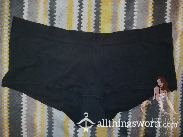 Victoria Secret Shortie Cotton Black