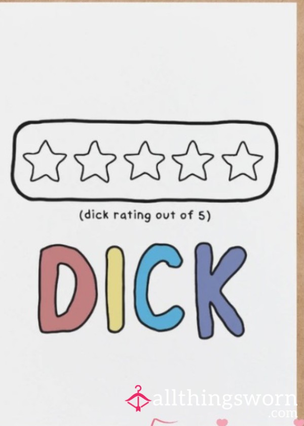 D*ck Rating. Show Me Your C*ck I’ll Tell You What I Think 🤔