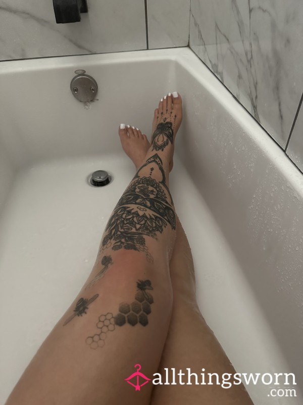 Shower Time Legs And Feet