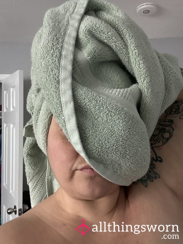 SHOWER TOWEL - Used