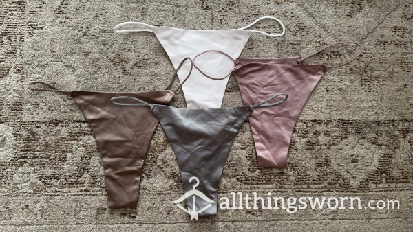 Silk, Small Strap Thongs