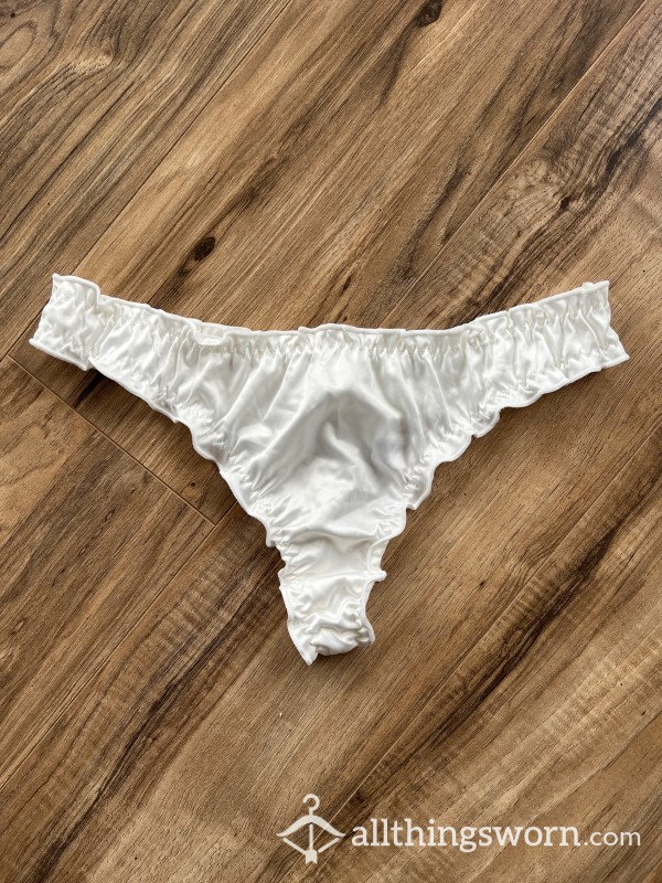 Silksatin Angel White Panties🕊️