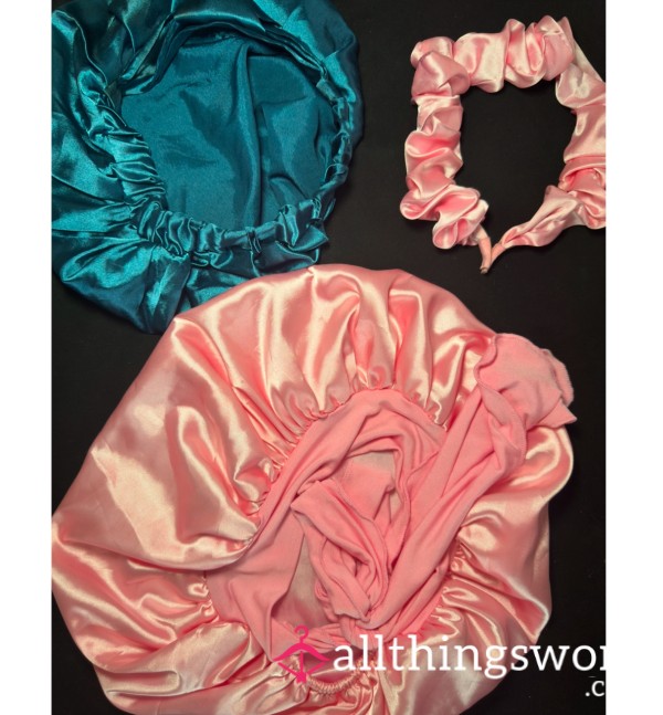 Silk/Satin Bonnets/Headband