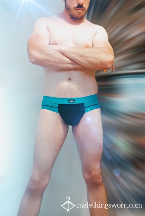 Silky Blue Boxer Briefs