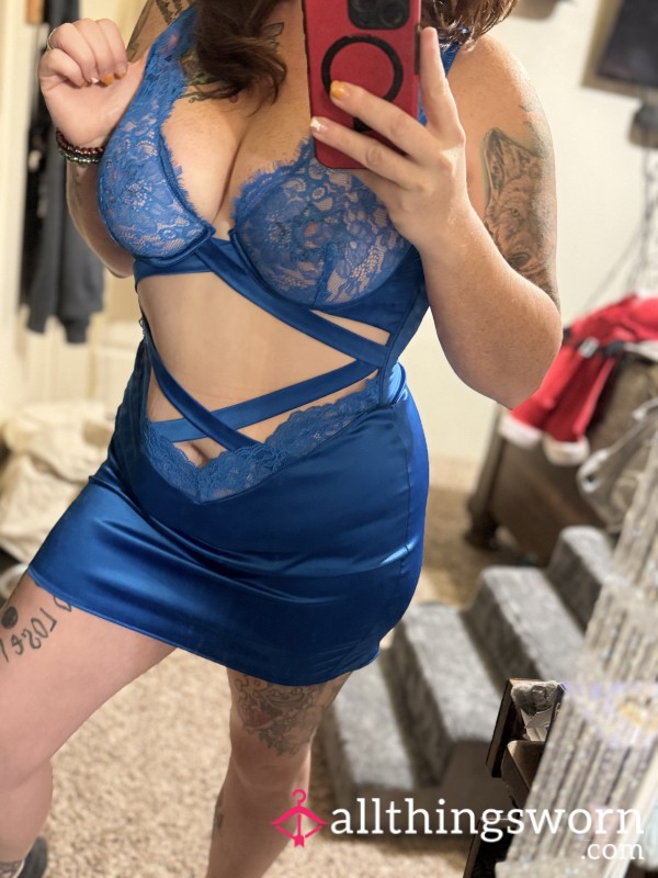 Silky Blue Lingerie