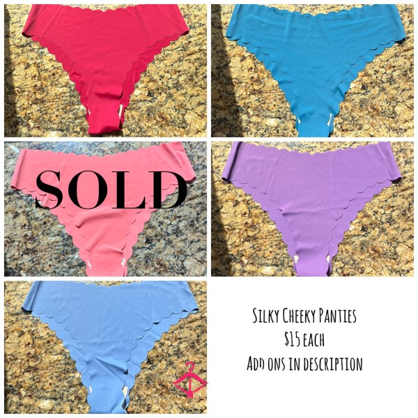 Silky Cheeky Panties Multiple Colors