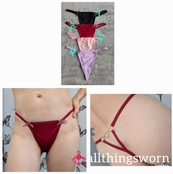 Silky G- String Panties With Add-on Options