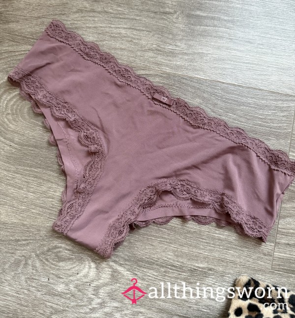 Silky Satin Lace Panties- Well-worn Add Customs/ Extra Day Wears For Free ‼️