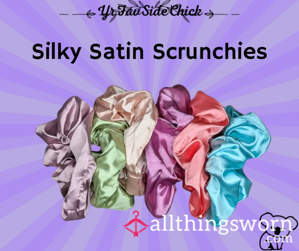 Silky Satin Scrunchies