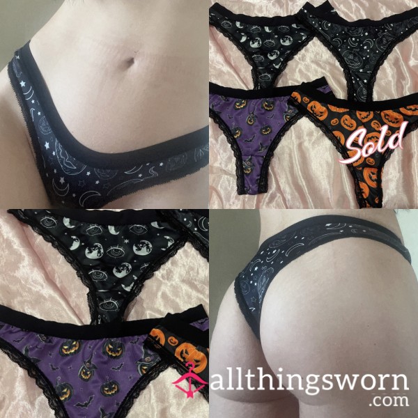 Silky S**y Halloween Thongs 👻🎃