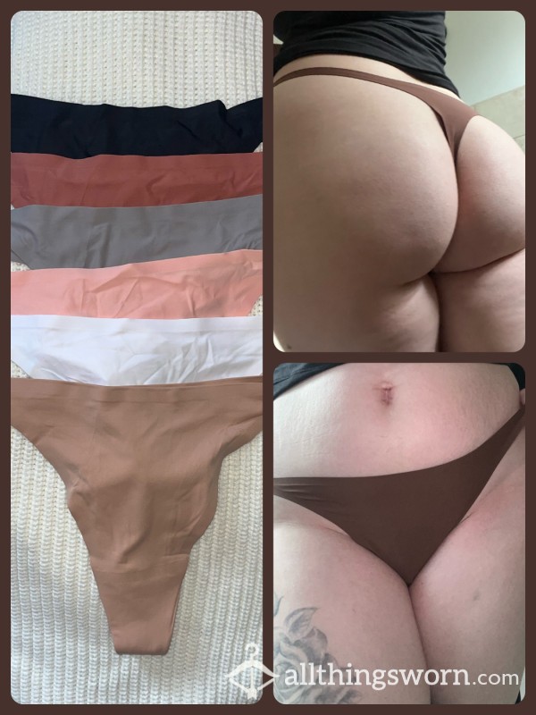 Silky Sheer Seamless Thongs