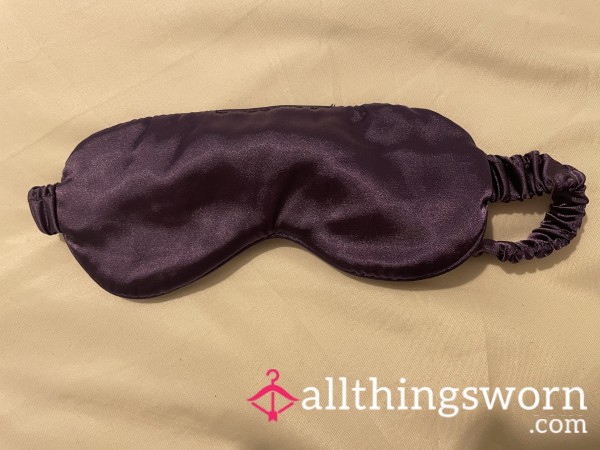 Silky Sleep Mask Worn By A Goddess 💜