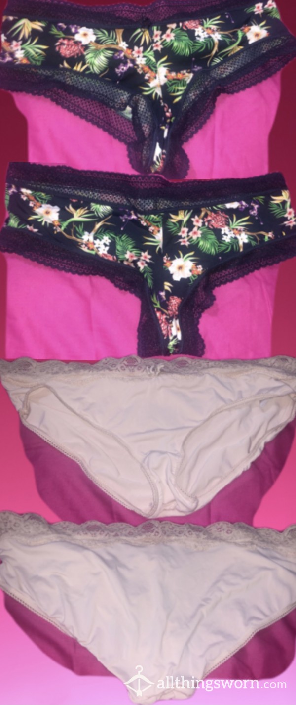 Silky Used Panties❤️🤍💐