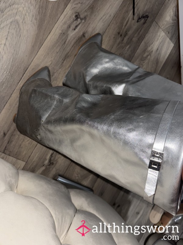 Silver Heeled Boots