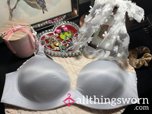 Silver Victoria's Secret Bra