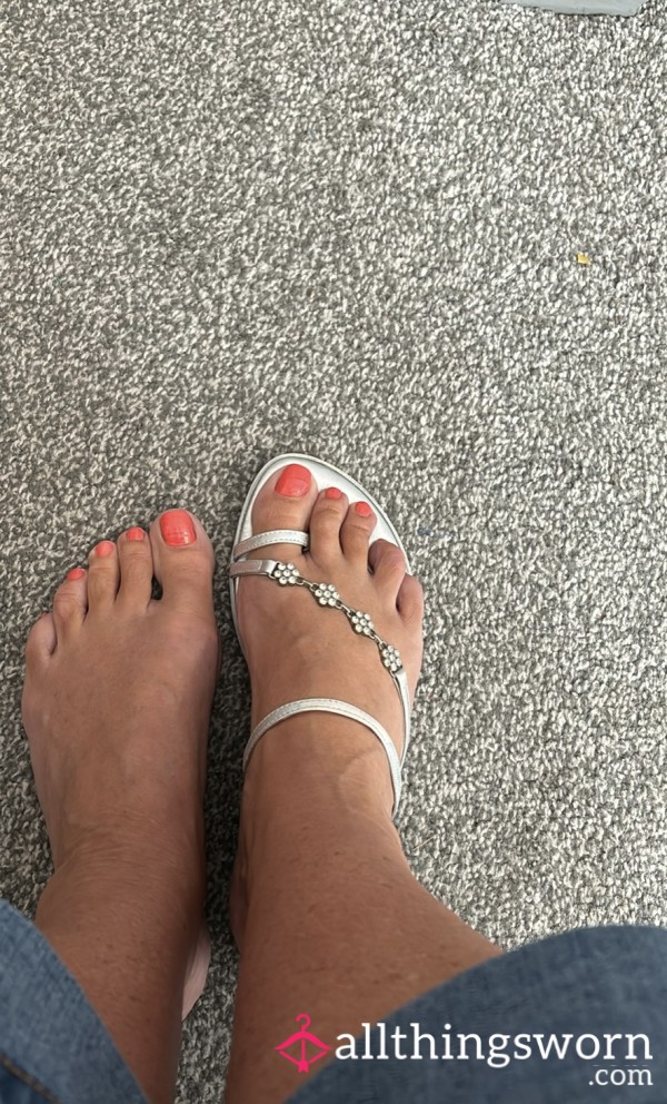 Silver Worn Sandal