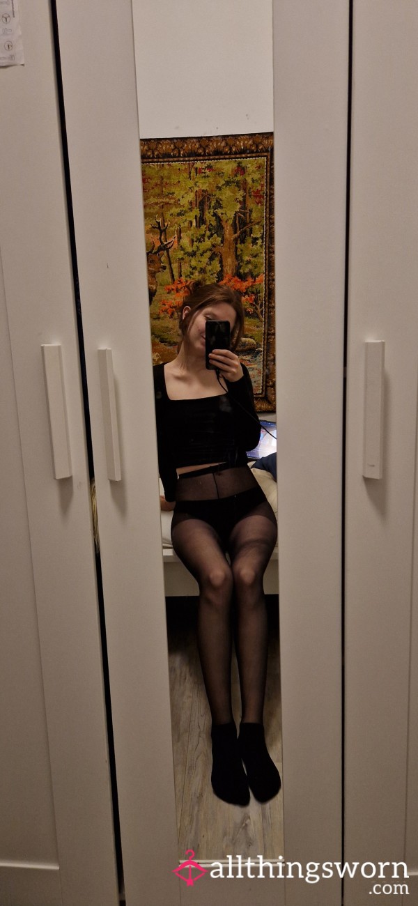 Simple Black Stockings