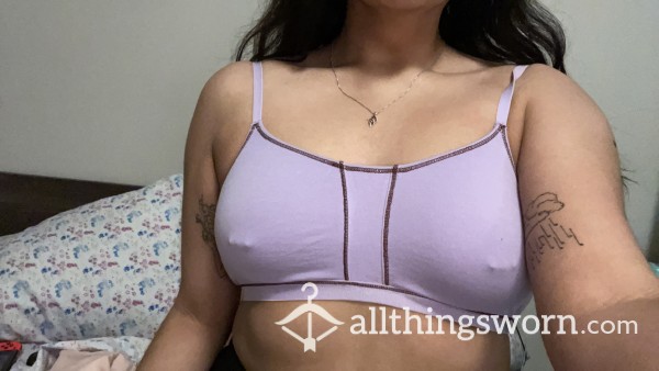 Simple Purple Lounge Bra