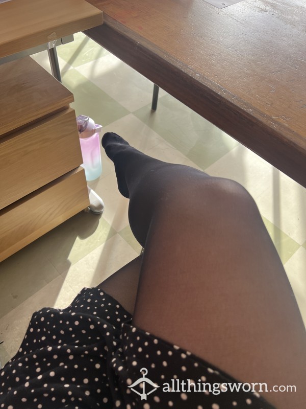 Simple S**y Black Tights