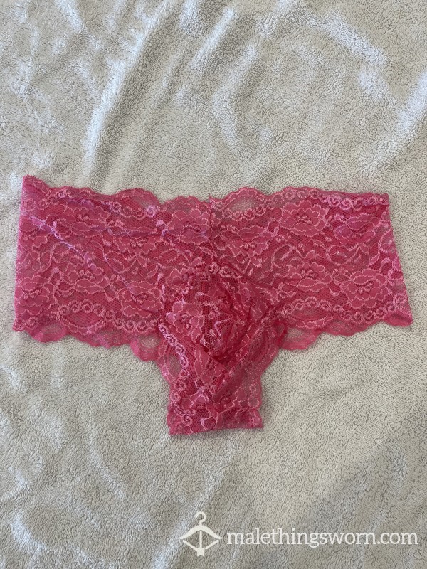 Sissy Pink Lace Panties