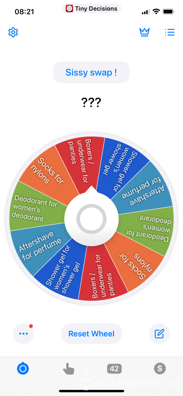 Sissy Swap Wheel