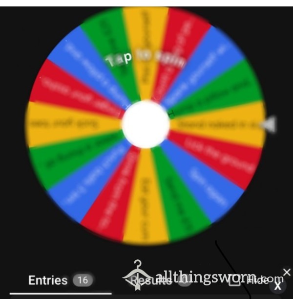 Sissy Task Wheel