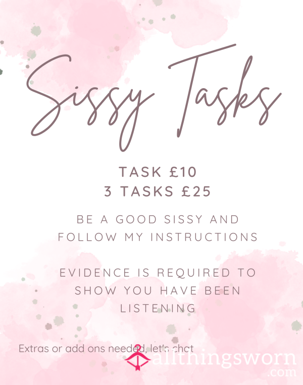 🎀 Sissy Tasks