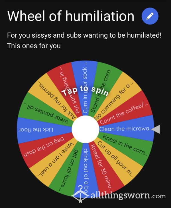 Wheel Of Humiliation 😅