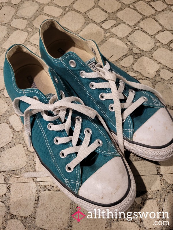 Size 10 Teal Converse