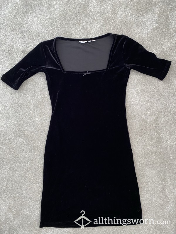 Size 10 Velour Mini Dress