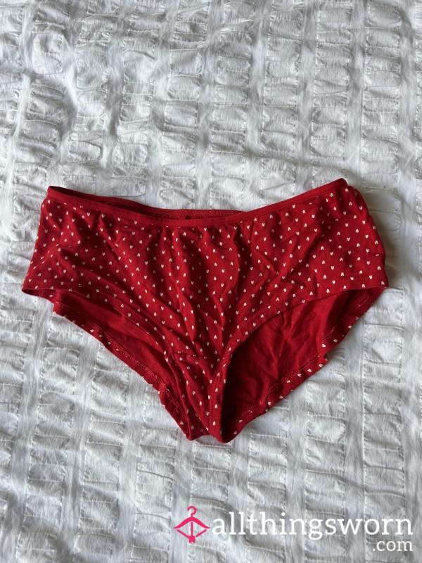 Size 14  Heart Print Panties