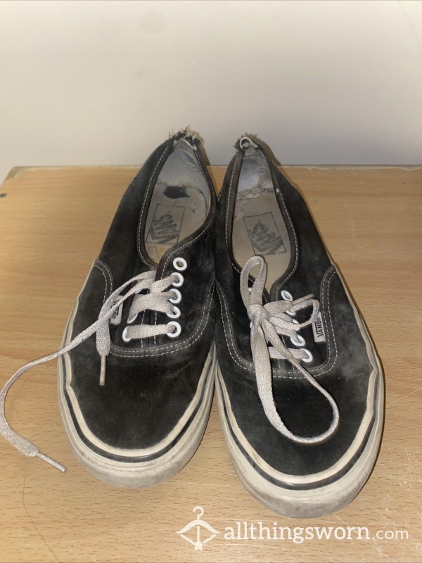 Size 6 Vans, Very Worn And Sweaty