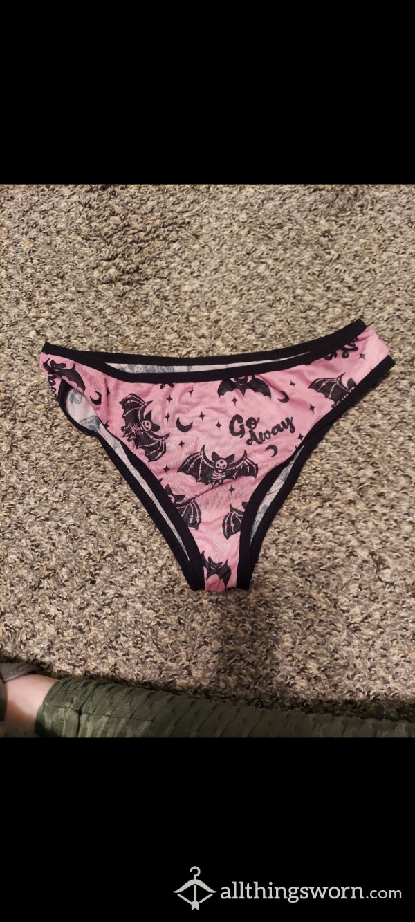 Size Large Pink Bat Panties