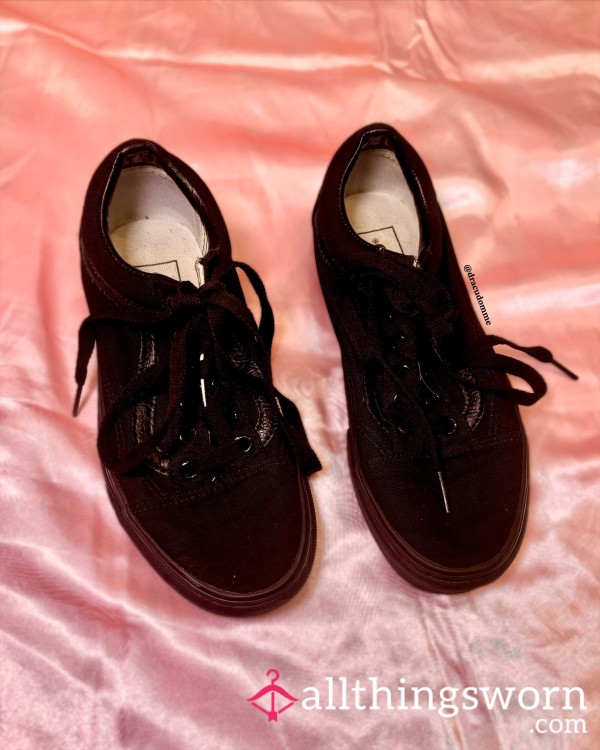 Black Vans Sk*te Shoes