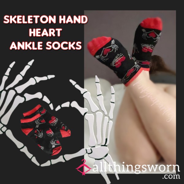 Skeleton Hand Socks - Includes 48-hour Wear & U.S. Shipping