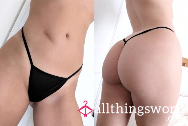 Skimpy Silky Black G-String