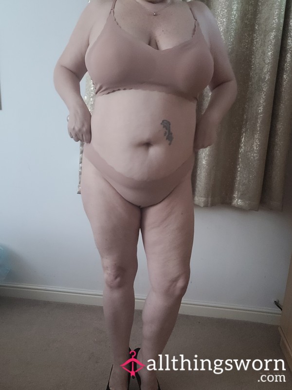 Skin Colour Bra And Knickers