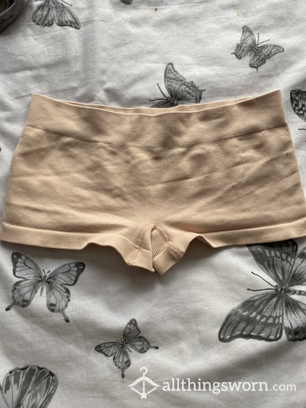 Skin Colour Worn, Workout Panties