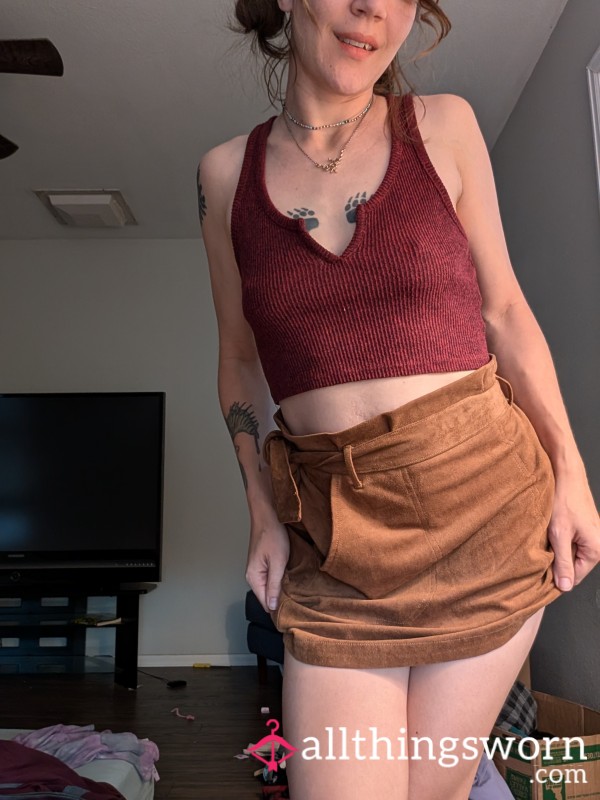 Skirt P**k And Solo Masturbation