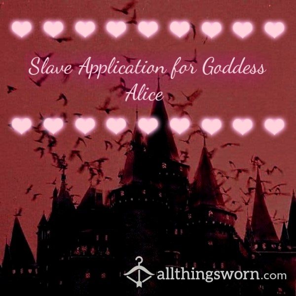 💜Slave Or Pay Pig Application 💜