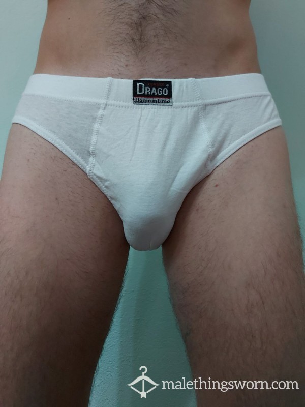 Slip Brief Undie Man Uomo White Boxer Panty