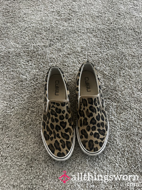 Slip On Leopard Shoes