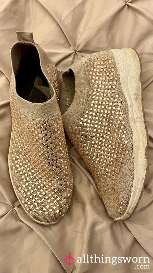 Slip On Sneakers Bling Size 8