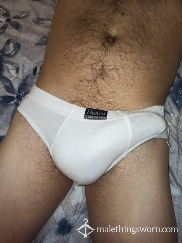 Slip White Brief Undie Mutande