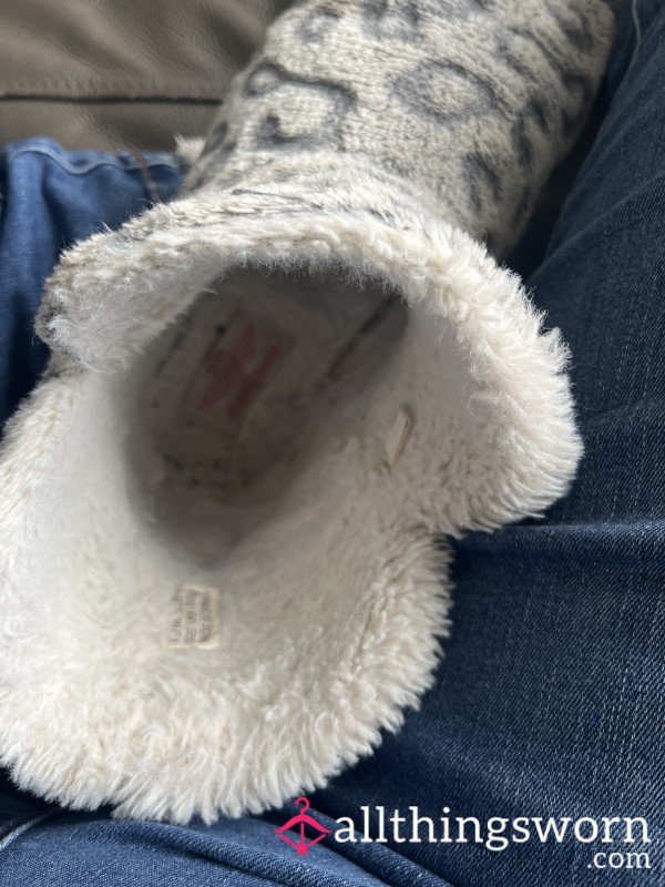 Slippers Been Worn All Winter