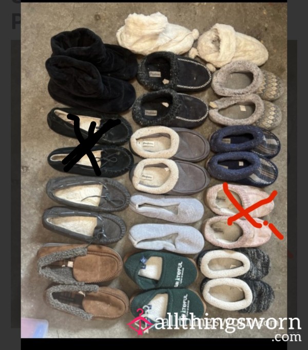 Slippers Comes With Seven Day Wear Pick Your Pair