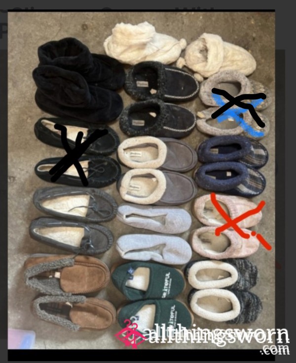 Slippers Comes With Seven Day Wear Pick Your Pair