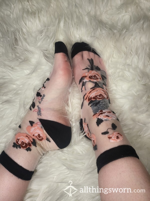 Sl*tty Flower Socks