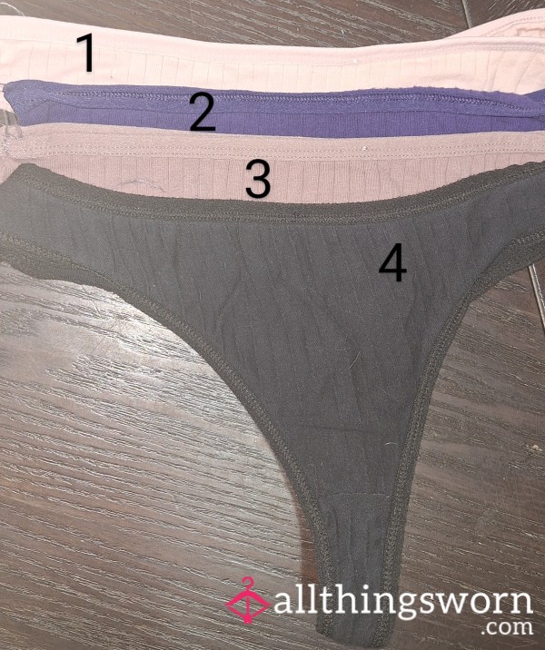 Small Cotton Thong